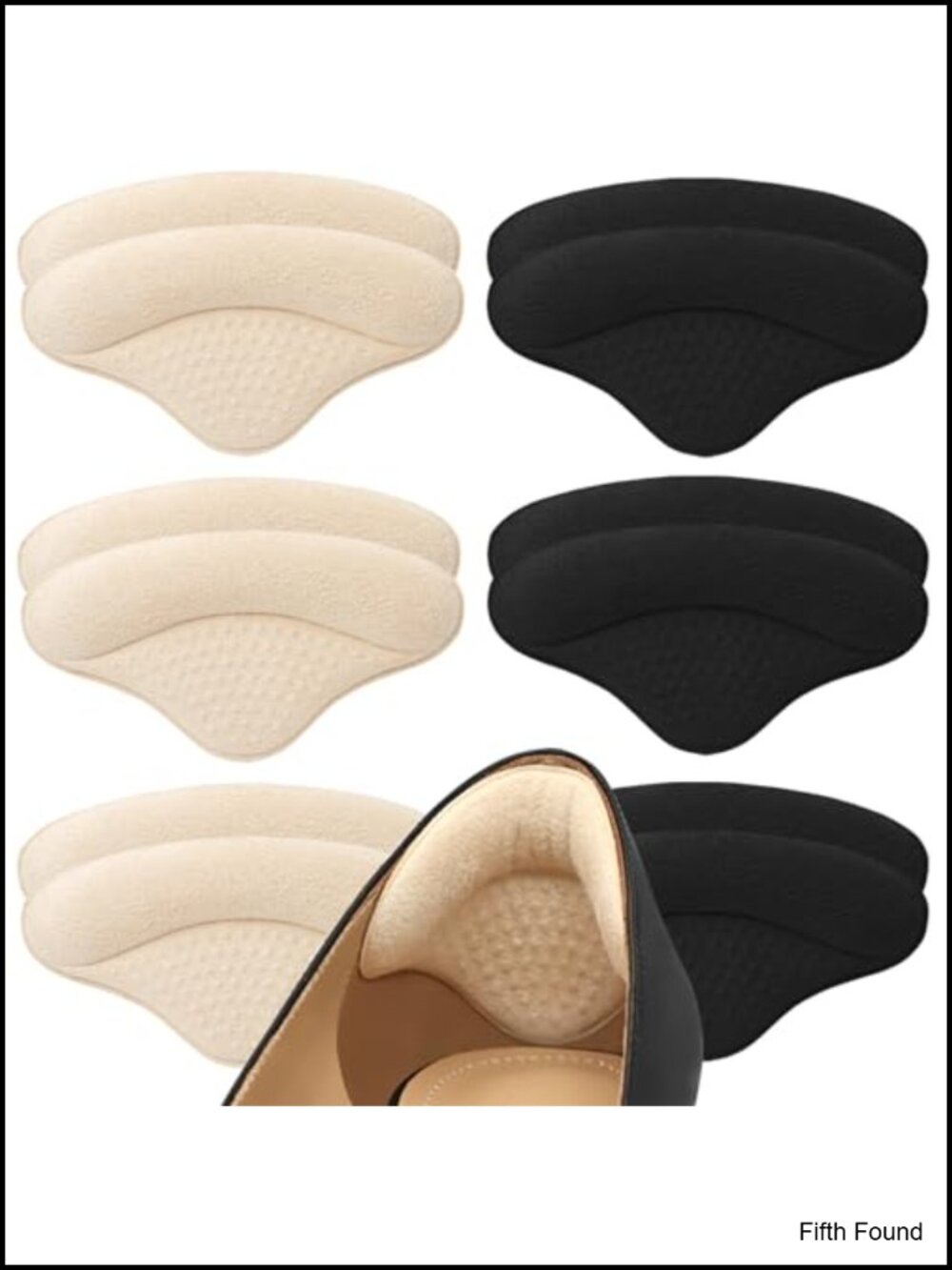 Heel Pads Grips Liner for Loose Shoes Memory Foam Cushion Inserts